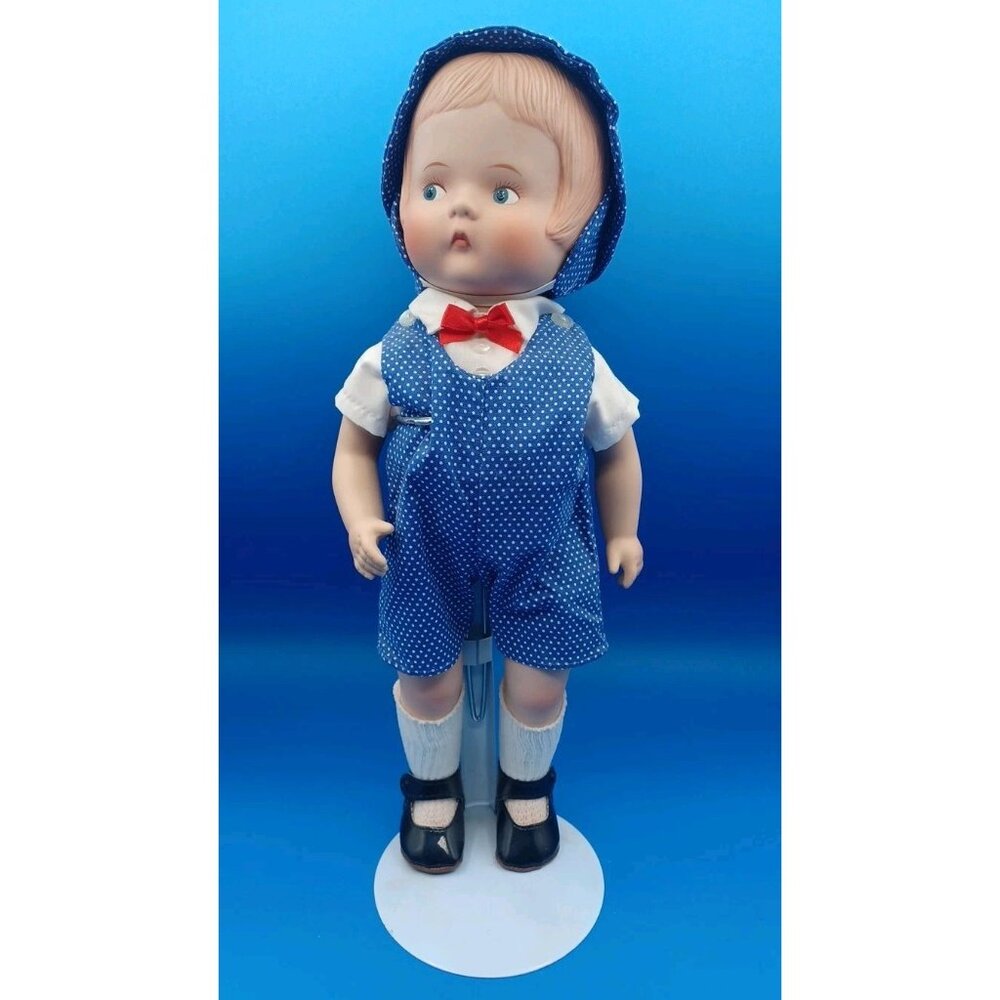 Vintage 1992 Effanbee Porcelain Doll Patsy Boy 15" Limited Edition MP 101 LE 500